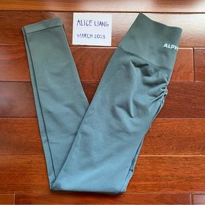 alphalete charcoal amplify leggings